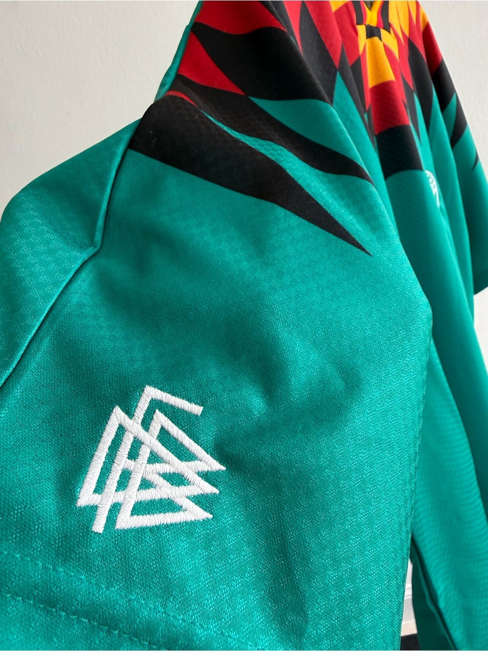adidas Germany DFB 1994 Retro Soccer Jersey Men M Green NWT - Picture 5 of 8